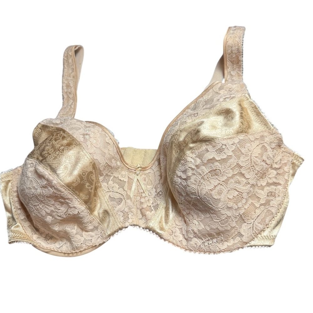 Wacoal Underwire Lace Bra 85150 – Size 38C – Champagne Beige
